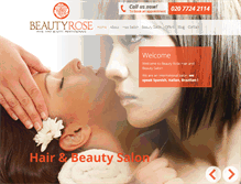 Tablet Screenshot of beautyrose.co.uk